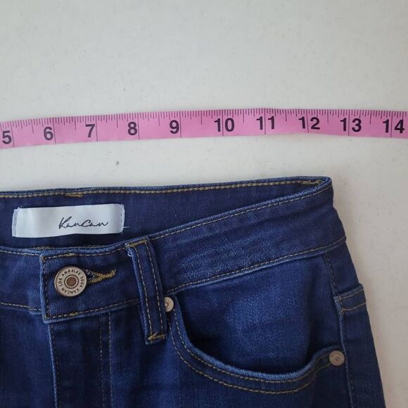 Kancan Womens Size 5/26 High Rise Denim Jeans Blue Skinny Medium Wash Stretch - Picture 6 of 8